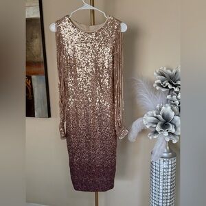 Sequin Ombre Dress